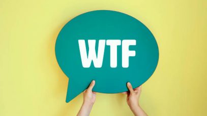 WTF – word from speach bubble